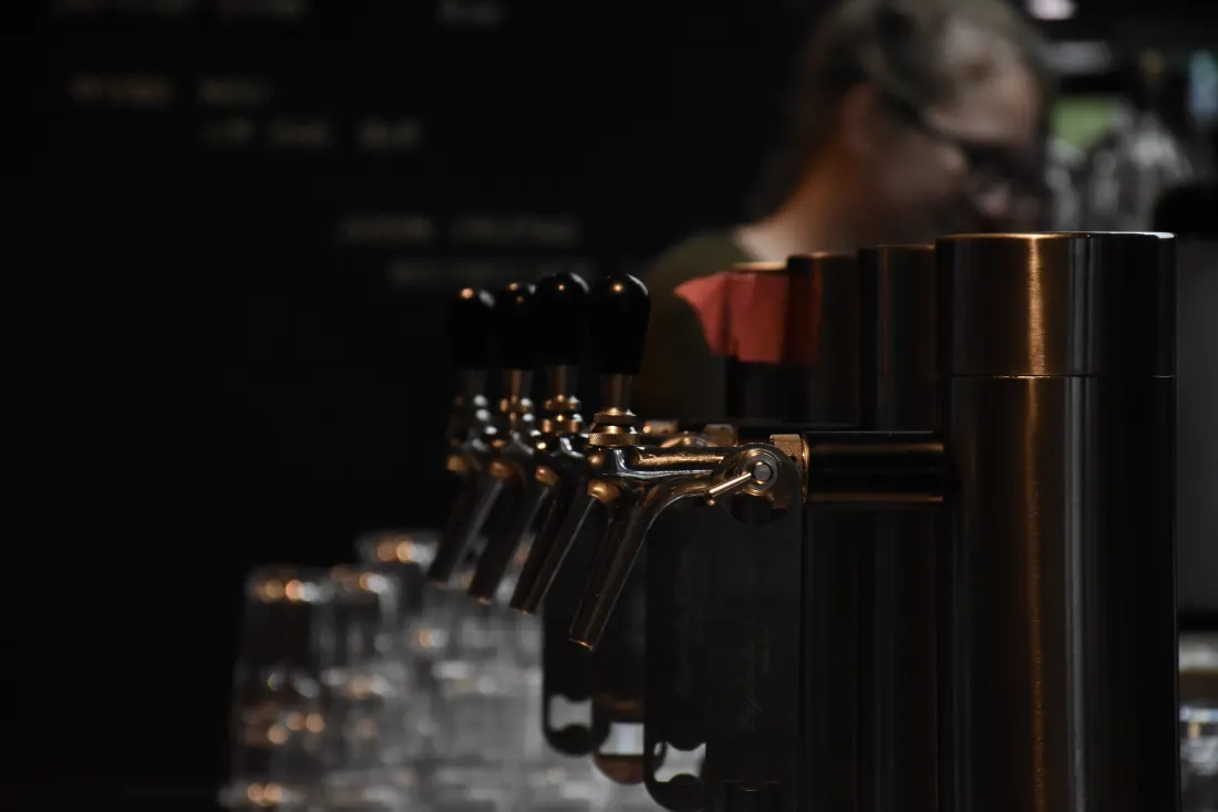 Beer taps at [ad]hoc